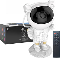 Swiftvein Astronaut - Sterren Projector - 8 kleurencombinaties met afstandsbediening - Wit
