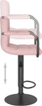 vidaXL - Barkrukken - 2 - st - fluweel - roze