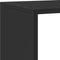 vidaXL - Kamerscherm - / - boekenkast - 4-laags - 143,5x29x143,5 - cm - hout - zwart