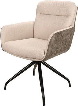 Eetkamerstoel Senn - Grey Bouclé | Le Chair