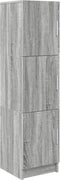 vidaXL - Hoge - kast - Grijs - Sonoma - 31,5x32x124 - cm - Geengineerd - hout