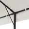 vidaXL - Prieel - met - dubbel - dak - 6x3 - m - wit