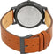 Skagen Signatur SKW6374 - Herenhorloge - 40 mm - Goudkleurig met bruine lederen band