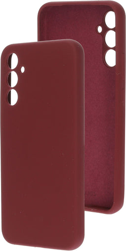 Mobiparts Galaxy A34 (2023) 5G - Silicone Cover - Soft-touch - Plum Red