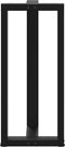 vidaXL - Bartafelpoten - 2 - st - T-vormig - 40x35x(90-91) - cm - staal - zwart
