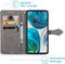 iMoshion Hoesje Geschikt voor Motorola Moto G82 / Moto G52 Hoesje Met Pasjeshouder - iMoshion Mandala Bookcase - Grijs