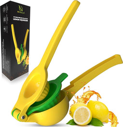 HI NATURE™ Citroenpers - Handmatige Citruspers - Roestvrij Zinklegering - Groen / Geel