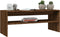 vidaXL - Salontafel - 100x40x40 - cm - bewerkt - hout - bruin - eikenkleur