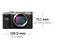 Sony Alpha 7C Body zilver