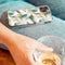 iMoshion Hoesje Geschikt voor Samsung Galaxy A51 Hoesje Siliconen - iMoshion Design hoesje - Goud / Meerkleurig / Groen / Golden Peacock