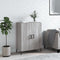 vidaXL - Dressoir - 69,5x34x90 - cm - bewerkt - hout - grijs - sonoma - eikenkleurig