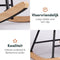 Noella Schommelstoel - Relaxstoel - Hoge rugleuning - Bruin Mocha Mousse