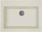 STRADOUR Ingebouwde gootsteenkeuken 1 kom + 1 afdruiprek Arena - Hars - 86 x 50 cm - Wit