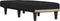 vidaXL - Chaise - longue - stof - zwart