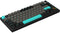 Hello Ganss HS75T - Mechanisch Toetsenbord - Gateron Yellow - Qwerty US - Zwart/Grijs