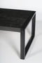 Livingfurn - Salontafel Norris - 110x60x45 cm - Mangohout / Gecoat Staal