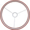 Light & Living - Lampenkap LIVIGNO - Ø25x18cm - Rood