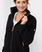 Life Line Wendy Fleecevest Dames Zwart Maat S