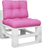 vidaXL - Palletkussens - 2 - st - stof - roze