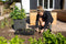 Capi Europe - Bloempot vierkant Smooth NL - 30x30 - Zwart - Opening Ø24 - Bloempot voor binnen en buiten - Levenslang garantie - Breukbestendig - 100% Recyclebaar - CO2 Neutraal geproduceerd - KBL902