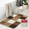 Dutch House Badmat Brest - Badmat 60X90cm - Bruin - Antislip - Badmatten - Anti Slip Douchemat - Badkamer Mat - Snel Absorberend - Snel Drogende Badmat