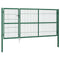 vidaXL - Poort - met - palen - 350x140 - cm - staal - groen