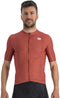 Sportful Fietsshirt Korte Mouwen Rood Paars Heren - Checkmate Jersey Chili Red Mauve-XL