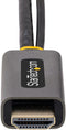 Startech.com 30cm HDMI naar DisplayPort Adapter - Actieve 4K 60Hz HDMI 2.0 naar DP 1.2 Converter - HDR USB Bus Powered - Grijs Zwart