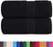 vidaXL - Gastendoekjes - 2 - st - 30x50 - cm - 360 - g/m² - 100% - katoen - zwart