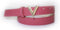 Valentino Divina - Kledingriem - PU met V-vorm gesp - Roze - Maat S (100 cm)