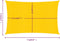 vidaXL - Zonnezeil - 160 - g/m² - rechthoekig - 5x7 - m - HDPE - geel