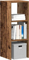 vidaXL - Boekenkast - stapelbaar - 30x30x80 - cm - bewerkt - hout - oud - houtkleurig