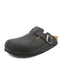 Birkenstock Boston - Unisex Clogs - Geolied nubuck - Zwart - Maat 41