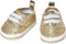 Heless Poppenschoenen Junior 30-34 Cm Goud/wit