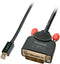 Lindy 1m - Mini DisplayPort/DVI-D - Zwart
