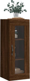 vidaXL - Hangkast - 34,5x34x90 - cm - bruin - eikenkleur