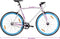 vidaXL - Fiets - met - vaste - versnelling - 700 - c - 51 - cm - wit - en - blauw