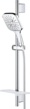 GROHE Rainshower SmartActive Cube 130 Glijstangset - Ø 13 cm - 3 straalsoorten - Chroom - EcoJoy®
