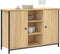 vidaXL - Dressoir - 100x35x70 - cm - bewerkt - hout - sonoma - eikenkleurig