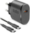SBS TEKITTRTC15W - Oplader - Zwart