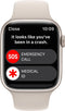 Apple Watch Series 8 - Smartwatch - GPS + Cellular - 45mm - Wit (Beige)