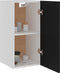 vidaXL - Hangkast - Lyon - 29,5x31x60 - cm - bewerkt - hout - zwart