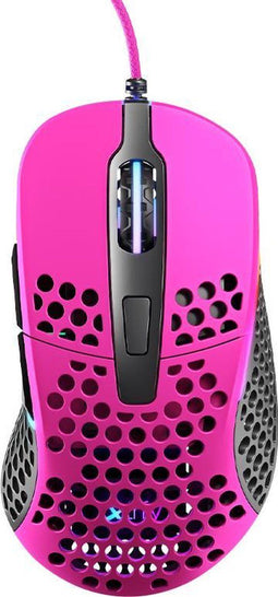 Xtrfy M4 - Optische Gaming muis 16.000 DPI RGB - Roze