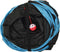 vidaXL Kattentunnel 3-voudig 90 cm polyester zwart en blauw