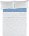 Set beddengoed Alexandra House Living Estelia Blauw Bed van 150 3 Onderdelen