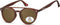 Montana MP49E - Zonnebril - ronde vorm - mat clear bruin