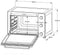 Elektrische mini-oven - Hetelucht - CONTINENTAL EDISON - CEMF80B - Zwart - L68 x H42,8 x D 48 cm