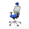 Piqueras y Crespo Jorquera 1D086G1 - Bureaustoel met hoofdsteun - Verstelbare hoogte - Blauw