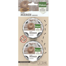 Pokon Mieren Lokdoos - Effectieve bestrijding - 2 stuks