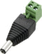 TRU COMPONENTS DC12-M Laagspannings-connector Stekker, recht 5.5 mm 2.1 mm 1 stuk(s)